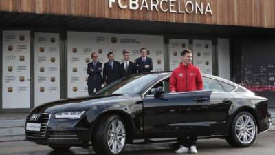 Messi eligió un espectacular Audi A7 Sportback.
