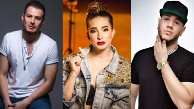 Eduardo Umanzor, Alexa Ferrari y Syrome 'DJ Sy' son algunos de los artistas catrachos que participan en el videoclip de 'Me levanto otra vez'.