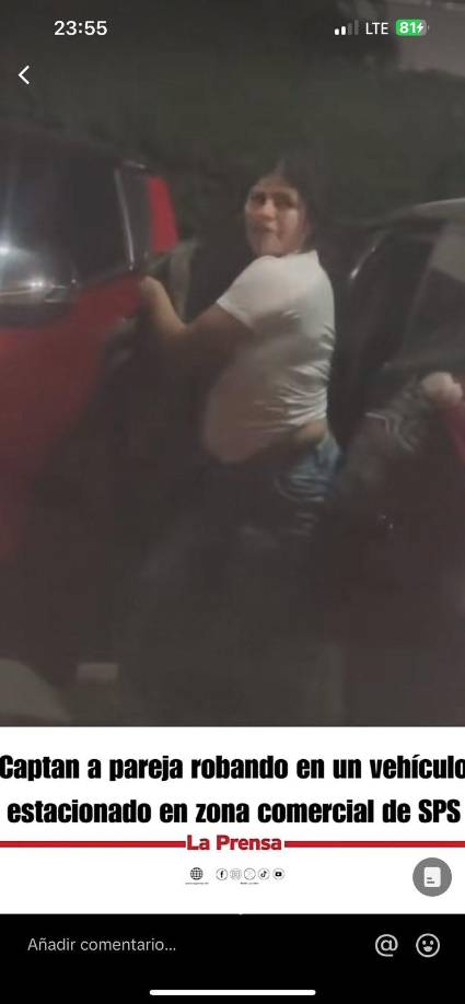 “Los fiscales nos dijeron que el video no podía ser tomado como medio de prueba y por eso hemos pedido al dueño del vehículo para que denuncie”, dijo Belkis Valladares, vocera de la Policía Nacional