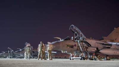 La Fuerza Aérea del Reino Unido también colabora humanitariamente con Irak.