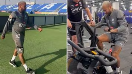 Sin embargo, el Al Hilal ha publicado un video en el que sale el jugador de camino al gimnasio y haciendo algunos ejercicios, y de nuevo se ha viralizado su estado de forma. 