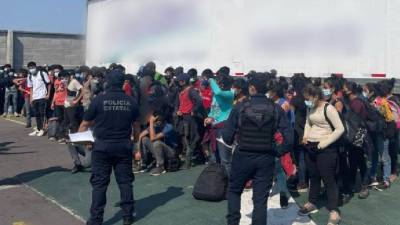 La mayoría de migrantes detenidos proceden de Guatemala y El Salvador, según autoridades mexicanas.