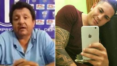 El presidente al parecer sería un estafador; se acostó con el futbolista.