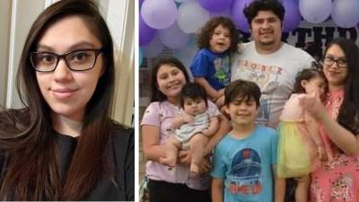 Crystal Hernández deja a seis hijos sin su madre tras morir por covid 19.