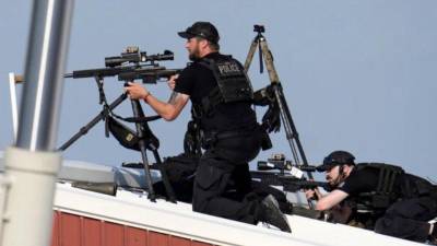 Reacción del Servicio Secreto tras el ataque contra el expresidente Donald Trump.