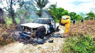 Vehículo en el que fue encontrado sin vida el abogado.