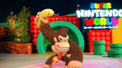 El personaje animado de Donkey Kong.