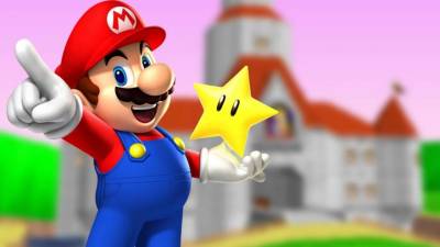 El personaje animado Super Mario Bros.