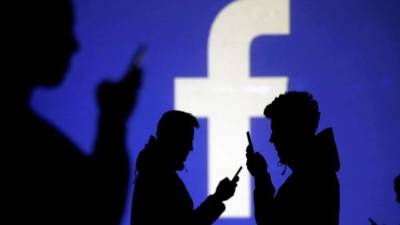 La red social de Facebook.