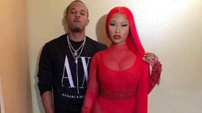 Kenneth Petty y su esposa Nicki Minaj.