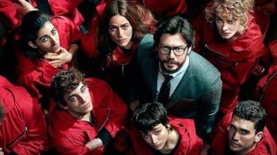 Elenco de 'La casa de papel'.