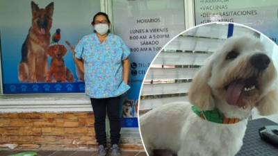 La hondureña Yumisa Fabrizzia está ansiosa por recibir mascotas en su clínica.