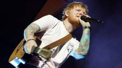 El cantante británico Ed Sheeran.