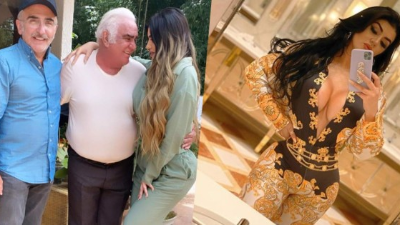 Mariana Gómez, la novia de Vicente Fernández Jr acudió al rancho “Los tres potrillos” para encontrarse por primera vez con su suegro.