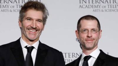 David Benioff y D.B. Weiss, creadores de la serie de televisión 'Game of Thrones'.
