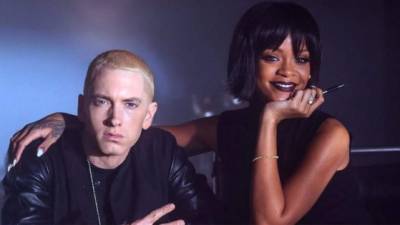 Eminem y Rihanna.