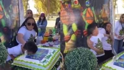 Captura de pantalla del video en Twitter.