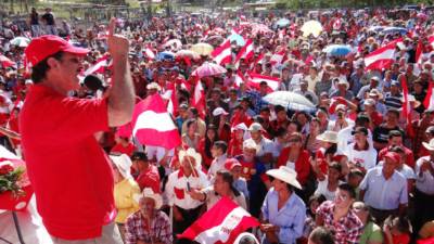 Mauricio Villeda tuvo una multitudinaria concentración en Belén Gualcho, Ocotepeque.