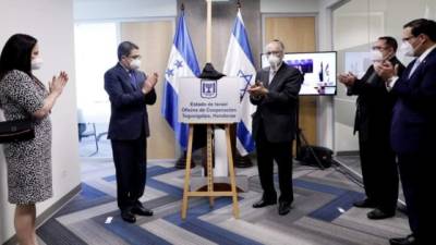 Esta mañana se inauguró la oficina de Cooperación Israelí en Tegucigalpa.