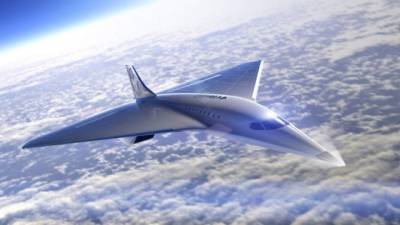 Las imágenes del diseño muestran un avión con una 'ala delta' triangular.