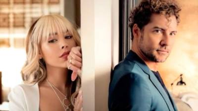 Danna Paola y David Bisbal.