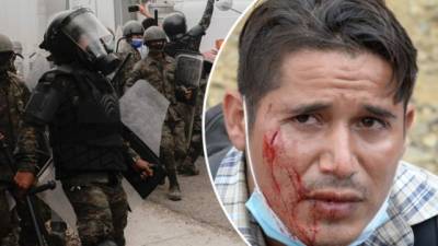 Las fuerzas de seguridad de Guatemala disolvieron hoy a la fuerza a la caravana de migrantes compuesta por más de 6.000 hondureños.