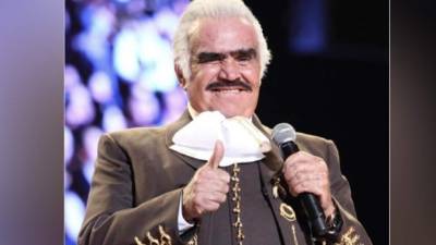 El cantante Vicente Fernández.