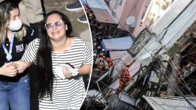 Una niña pereció este jueves y por lo menos tres personas más resultaron heridas al desplomarse en Río de Janeiro un edificio residencial de cuatro pisos, aunque todavía puede haber más víctimas entre los escombros, según fuentes oficiales. Texto EFE / Fotos AFP