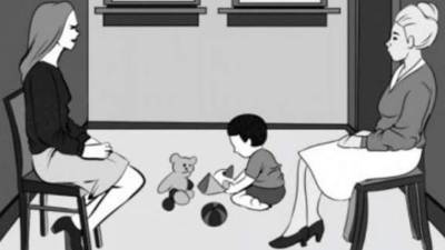 ¿Cuál crees que es la madre del niño? Abajo están las respuestas.