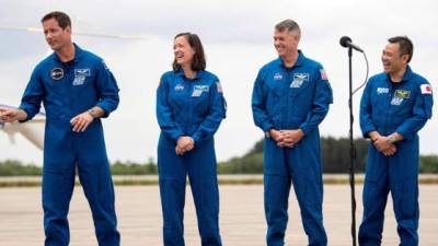 Astronautas de la NASA. (EFE)