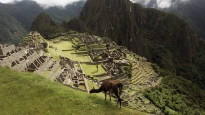 Vista general de la ciudadela Machu Picchu.