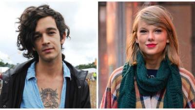Matt Healy y Taylor Swift.