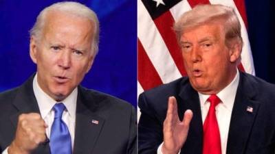 Joe Biden, candidato demócrata, y Donald Trump, republicano.