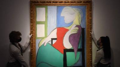 Pablo Picasso 'Mujer sentada junto a una ventana (Marie-Therese)