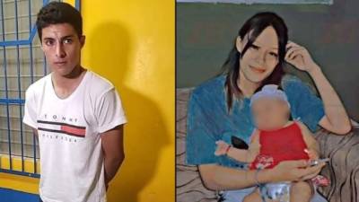 El joven de 22 años fue capturado en Cofradía. La víctima es Laura Estefany Rivera (17), quien era madre de una bebé de cuatro meses.