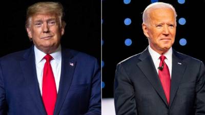 Donald Trump y Joe Biden.