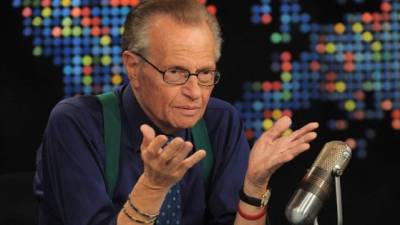 El aclamado presentador Larry King.