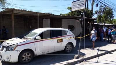 Marco Tulio López fue asesinado en el mismo punto de taxis donde laboraba.