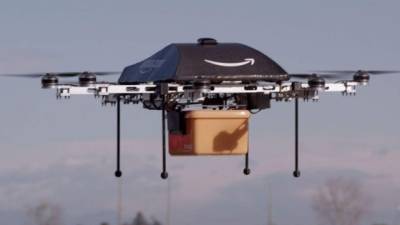 Imagen de uno de los drones que utilizaría Amazon.