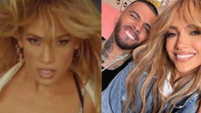 Jennifer López y Rauw Alejandro.