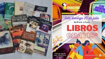 Guacamayas BookStore organiza la entrega de libros.