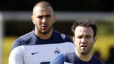 Mathieu Valbuena y Karim Benzema fueron compañeros en la Selección de Francia.