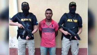 La captura del presunto feminicida la ejecutaron agentes de la Atic en el municipio de El Paraíso, Copán.