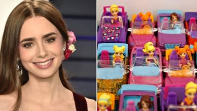 La actriz Lily Collins.