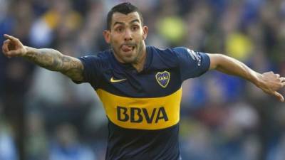 Tévez es la estrella en el ataque de Boca Juniors.