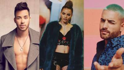 Prince Royce, Leslie Grace y Maluma.