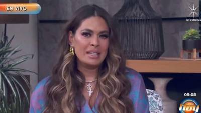 Galilea Montijo compartió la noticia en vivo.