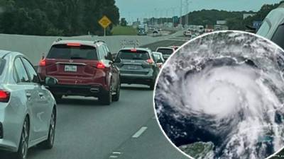 Miles de personas tratan de evacuar de Nueva Orleans.