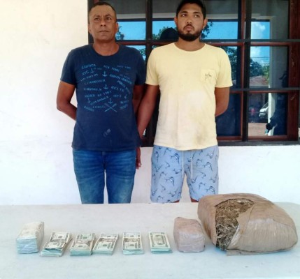 Capturan a dos colombianos en posesión de droga en costas hondureñas
