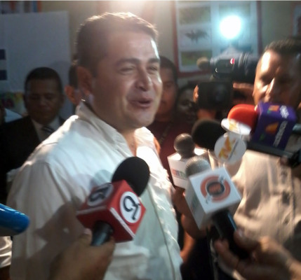 Juan Orlando Hernández: 'No los defraudaré”